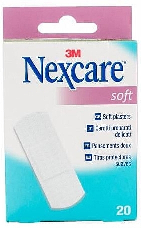 Plastry w blistrach, 7,6 x 10,1 cm, 20 sztuk - Nexcare 3M Soft Dressing — Zdjęcie N1