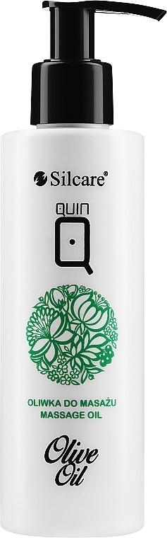 Oliwka do masażu - Silcare Quin Massage Oil Olive Oil Limited Edition — Zdjęcie N1