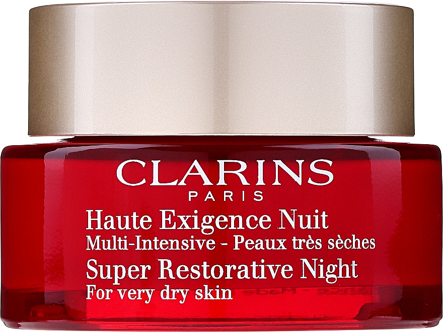 Intensywnie regenerujący krem na noc do cery suchej - Clarins Super Restorative Night For Very Dry Skin — фото N1