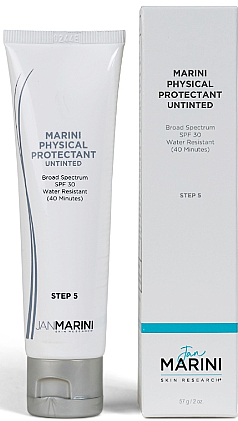 Kojący wodoodporny krem przeciwsłoneczny do twarzy SPF 30 - Jan Marini Marini Physical Protectant Untinted SPF 30 — Zdjęcie N1