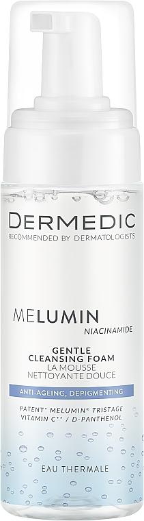 Delikatna pianka oczyszczająca - Dermedic Melumin Gentle Cleansing Foam — Zdjęcie N1