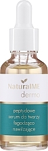 Łagodząco-nawilżające peptydowe serum do twarzy - NaturalME Dermo — Zdjęcie N2
