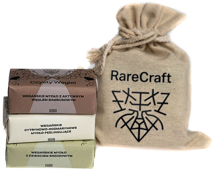 Zestaw mydeł - RareCraft (soap/3x110g + bag)  — Zdjęcie N5