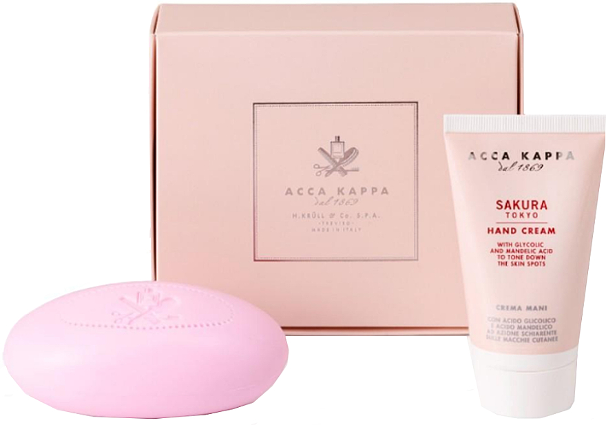 Acca Kappa Sakura Tokyo - Zestaw (h/cr/75ml + soap/150g) — Zdjęcie N1