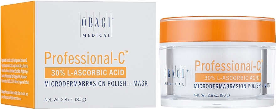 Maska peelingująca z 30% witaminą C - Obagi Medical Professional-C Microdermabrasion Polish + Mask — Zdjęcie N2