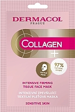 Maska w płachcie - Dermacol Collagen+ Intensive Firming Tissue Mask — Zdjęcie N1