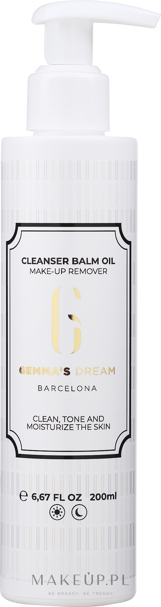 Zmywacz do makijażu - Gemma's Dream Cleanser Balm Oil Make-up Remover  — Zdjęcie 200 ml