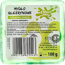 Glicerynowe mydło o zapachu zielonego jabłuszka Figlarna żabcia - Chlapu Chlap — Zdjęcie N2