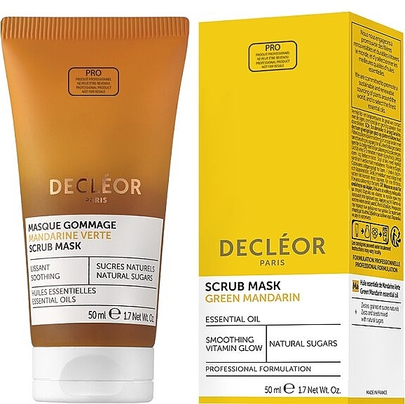 Maska złuszczająca 2w1 - Decleor Green Mandarin Scrub Mask — Zdjęcie N1