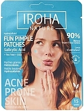 Plastry na trądzik - Iroha Nature Hydrocolloid Fun Pimple Patches — Zdjęcie N1