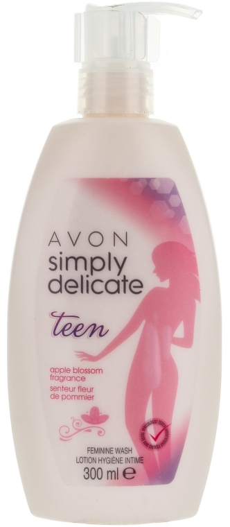 Łagodny płyn do higieny intymnej dla nastolatek Kwiat jabłoni - Avon Simply Delicate — Zdjęcie N3