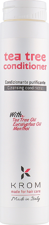 Oczyszczająca odżywka do włosów - Krom Tea Tree Conditioner — Zdjęcie N1