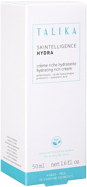Intensywny krem nawilżający do twarzy - Talika Skintelligence Hydra Hydrating Rich Cream — Zdjęcie N3
