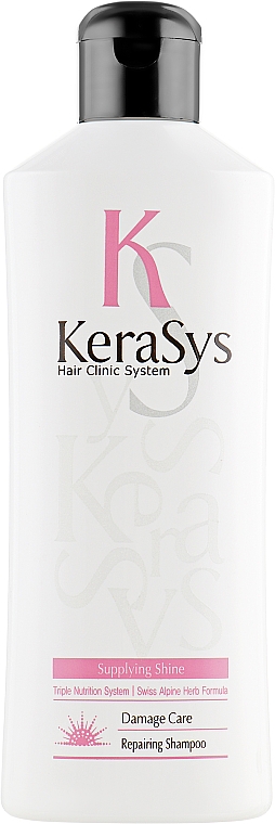 Szampon naprawiający uszkodzenia włosów - KeraSys Hair Clinic Care Repairing Shampoo