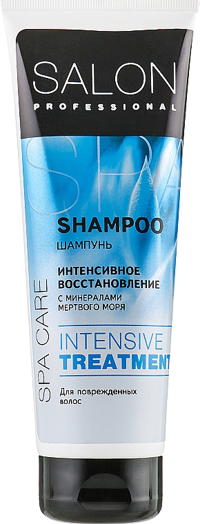 Intensywnie odbudowujący szampon do włosów zniszczonych po chemicznych i termicznych zabiegach - Salon Professional Spa Care Treatment Shampoo