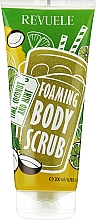 Piankowy peeling do ciała Limonka, kokos i mięta - Revuele Foaming Body Scrub Lime, Coconut and Mint — Zdjęcie N1