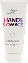 Kup PRZECENA! Trójaktywny peeling do dłoni anti-ageing - Farmona Professional Hands Slow Age *