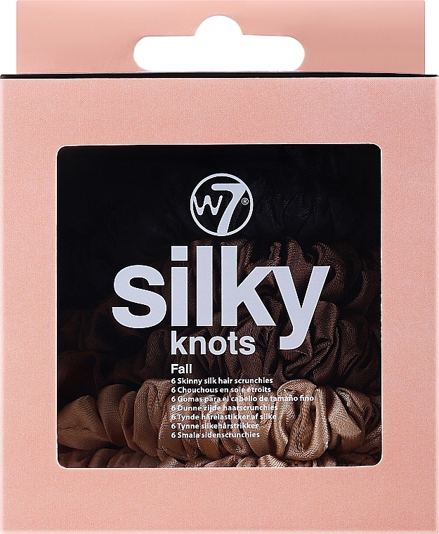 Zestaw gumek do włosów, 6 szt. - W7 Cosmetics Silky Knots Fall