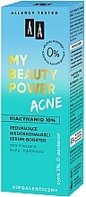 Redukujące niedoskonałości serum-booster do twarzy - AA My Beauty Power Acne — Zdjęcie N6