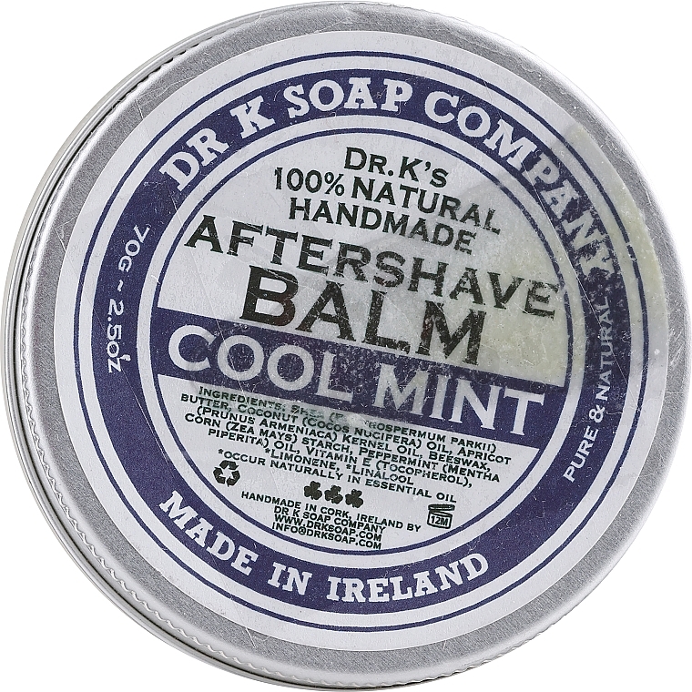 PRZECENA! Balsam po goleniu Cool Mint - Dr K Soap Company Aftershave Balm Cool Mint * — Zdjęcie N4
