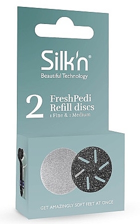 Wymienne dyski do pedicure - Silk'n Fresh Pedi Refill Discs Fine & Medium — Zdjęcie N1