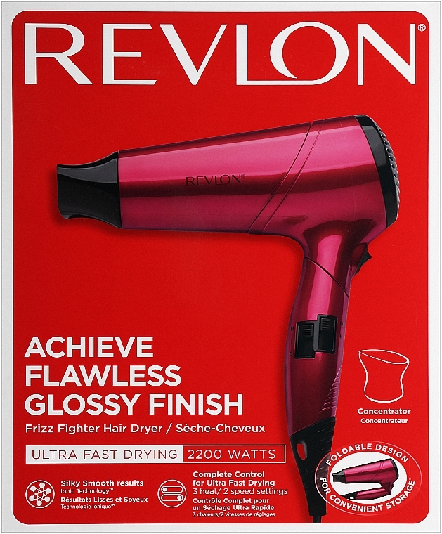 Suszarka do włosów - Revlon Perfect Heat Frizz Fighter RVDR5229E Pink — Zdjęcie N7