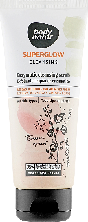 Enzymatyczny peeling złuszczający w proszku - Body Natur Enzymatic Cleansing Scrub — Zdjęcie N1