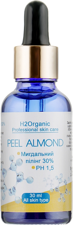 Peeling migdałowy 30% - H2Organic Almond Peeling — Zdjęcie N1
