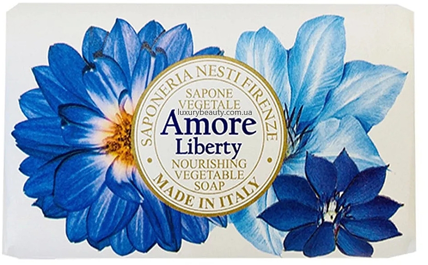 Mydło w kostce Bergamotka, wetyweria i lilia morska - Nesti Dante Amore Liberty Nourishing Vegetable Soap