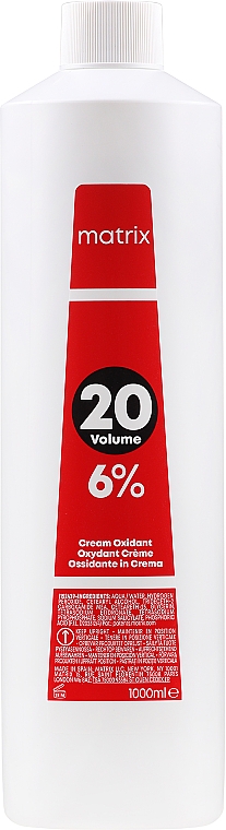 Oksydant w kremie - Matrix Cream Developer 20 Vol. 6 % — Zdjęcie N3