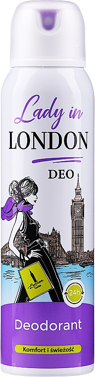 Perfumowany dezodorant w sprayu - Lady In London Deodorant — Zdjęcie N1