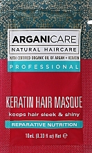 Maska keratynowa do włosów suchych - Arganicare Keratin Hair Mask (próbka) — Zdjęcie N1