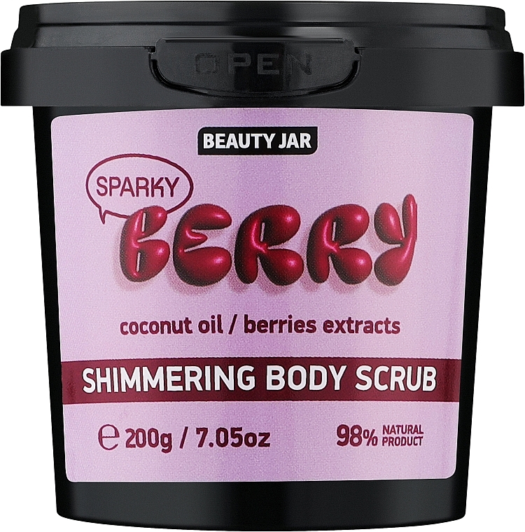 Błyszczący peeling do ciała Sparky Berry - Beauty Jar Shimmering Body Scrub — Zdjęcie N1