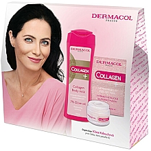 Zestaw - Dermacol Collagen+ (b/milk/250ml + cr/50ml + mask/2x7,5ml) — Zdjęcie N1