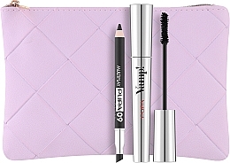 Kup Zestaw do makijażu - Pupa Kit Vamp! Mascara & Mini Multiplay (mascara/9ml + pencil/0.8g + bag)