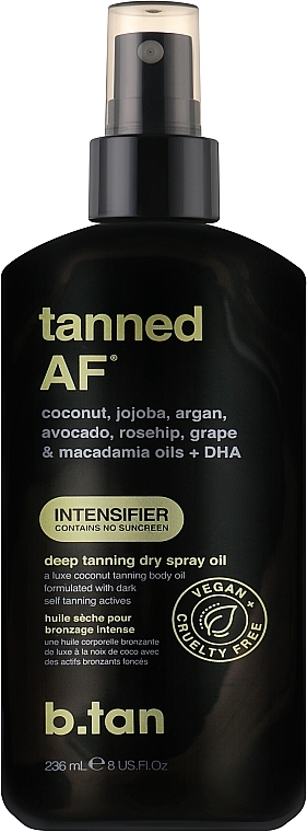 Olejek do opalania Tanned AF - B.tan Intensifier Tanning Oil — Zdjęcie N1