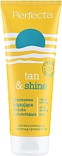 Brązujące mleczko rozświetlające - Perfecta Tan & Shine — Zdjęcie N1