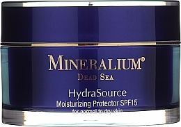 Kup PRZECENA! Nawilżający krem ochronny do cery normalnej i suchej SPF15 - Mineralium Dead Sea Hydra Source Moisturizing Protector *