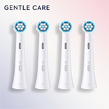 Nasadki do szczoteczki elektrycznej do zębów, białe, 4 szt. - Oral-B iO Gentle Care — Zdjęcie N13