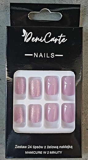 Tipsy, 24 sztuki - Deni Carte Nails 7158 — Zdjęcie N1