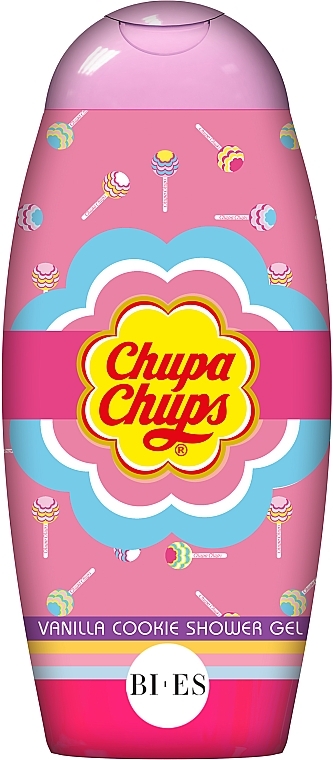 Żel pod prysznic 2 w 1 - Bi-es Chupa Chups Vanilla Cookie Shower Gel & Shampoo — Zdjęcie N1