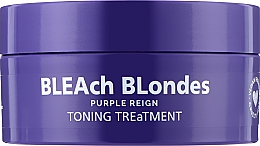 Fioletowa maska neutralizująca żółty odcień włosów - Lee Stafford BLEAch Blondes Toning Mask Purple Reign — Zdjęcie N2