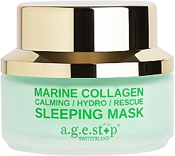 Kup Kolagenowa maska do twarzy na noc - A.G.E. Stop Marine Collagen Sleeping Mask