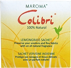 Aromatyczne saszetki Trawa cytrynowa - Maroma Colibri Square Sachet Lemongrass — Zdjęcie N2