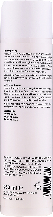 Odżywka neutralizująca do włosów - Alcina Hair Care Acidic Conditioner — Zdjęcie N2
