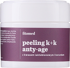 Kup Przeciwstarzeniowy peeling do twarzy Korund + kwas laktobionowy - Fitomed Peeling K + K Anty-age