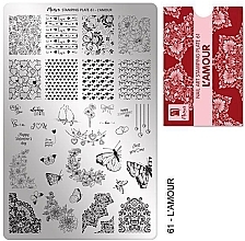 Płytka do tłoczenia - Moyra Stamping Plate — Zdjęcie N1