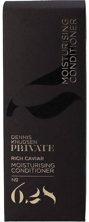 Bogata, nawilżająca odżywka z kawiorem - Dennis Knudsen Private 628 Rich Caviar Moisturising Conditioner — Zdjęcie N2