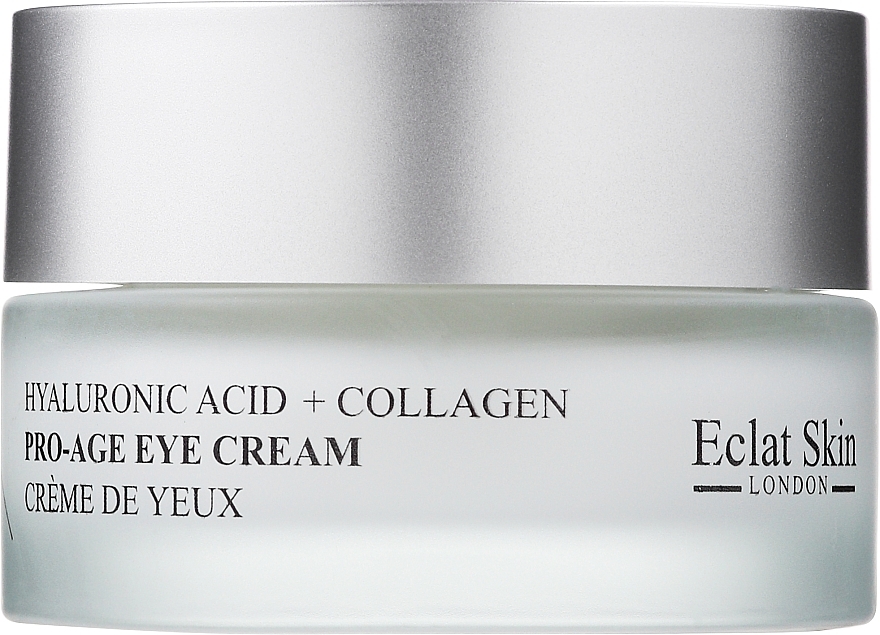 Krem pod oczy z kwasem hialuronowym i kolagenem - Eclat Skin London Hyaluronic Acid + Collagen Pro Age Eye Cream — Zdjęcie N1
