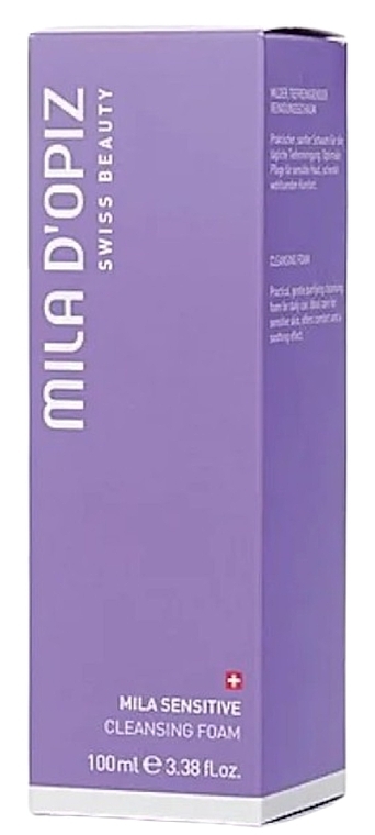 Pianka do mycia twarzy - Mila D’Opiz Mila Sensitive Cleansing Foam — Zdjęcie N2